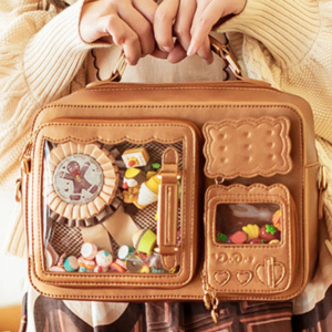 クッキー 皮のかばん